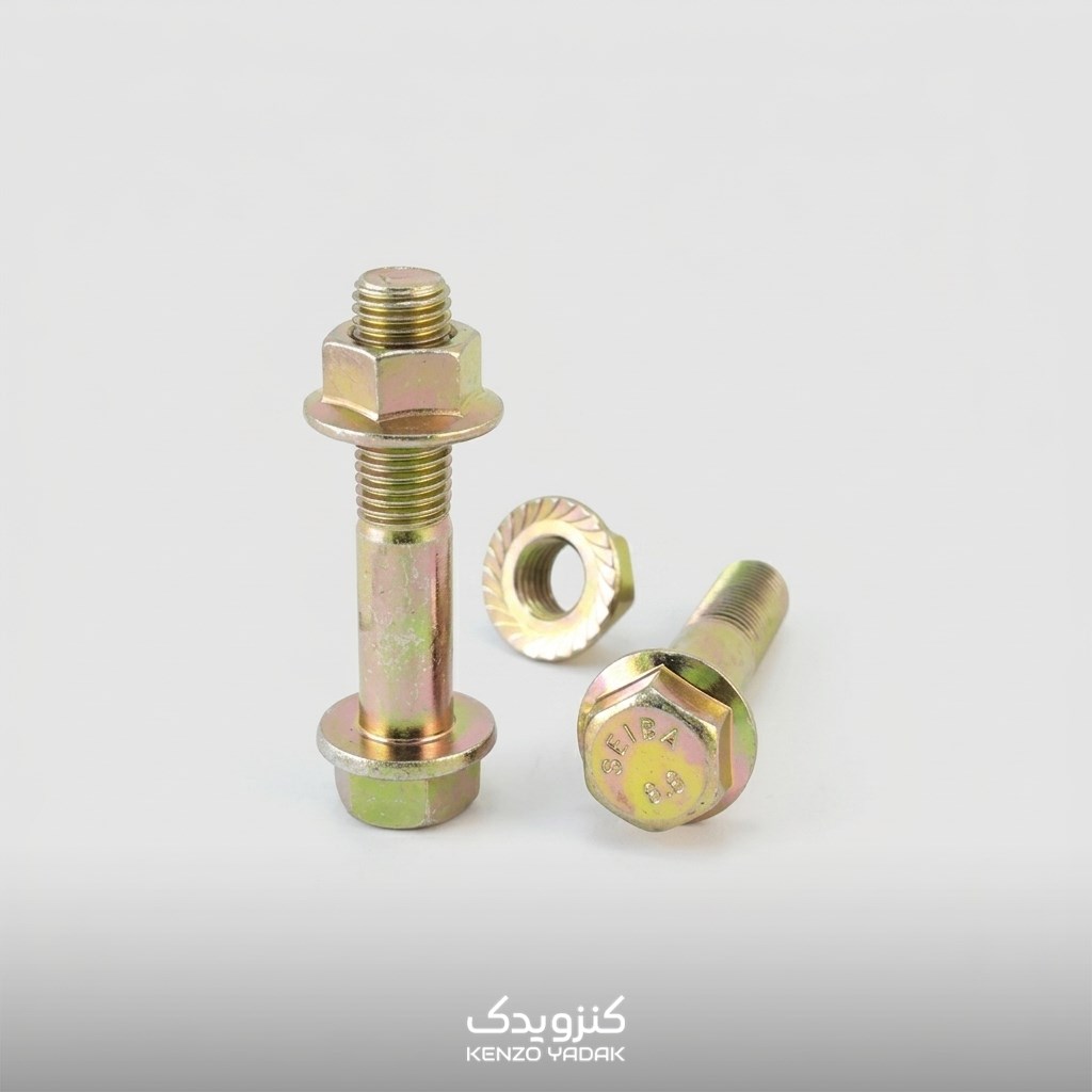 پیچ و مهره کمک فنر جلو پراید