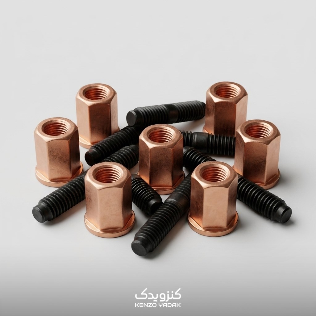 پیچ و مهره دوسر گلویی ۲۰۶